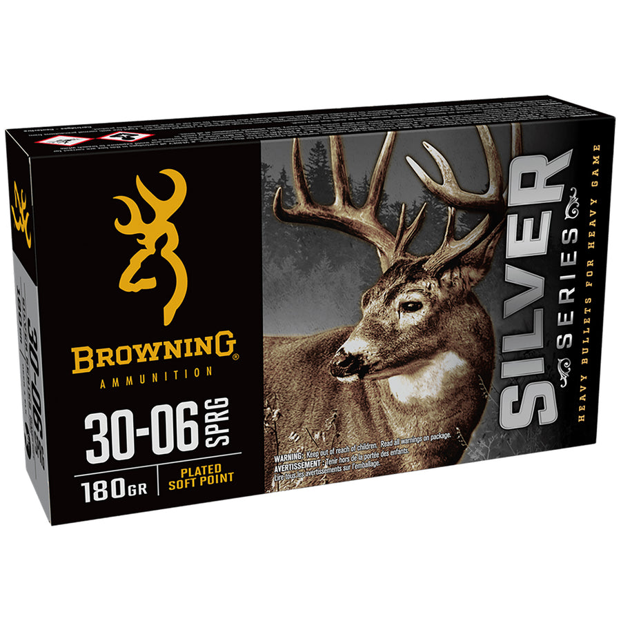 Browning Silver Series 30-06sprg 180gr PSP - Centrefire Ammo - 20 Rounds .30-06 SPRINGFIELD