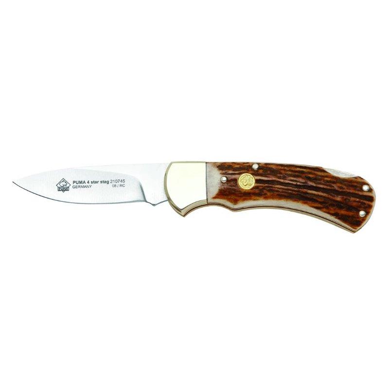 Puma 4-Star Stag Folding Knife