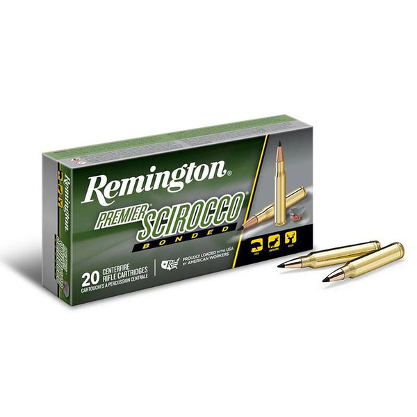 Remington .308 WIN 165 Grain Swift Scirocco Bonded Ammo - 20 Rounds