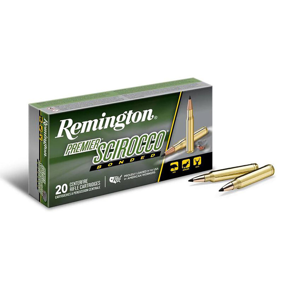 Remington Premier Scirocco Bonded .308 Win 165gr Centrefire Ammo - 20 Rounds