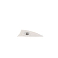 Bohning 1.75inch X Vane Shield Cut - 100 Vanes — 1.75 inches / White