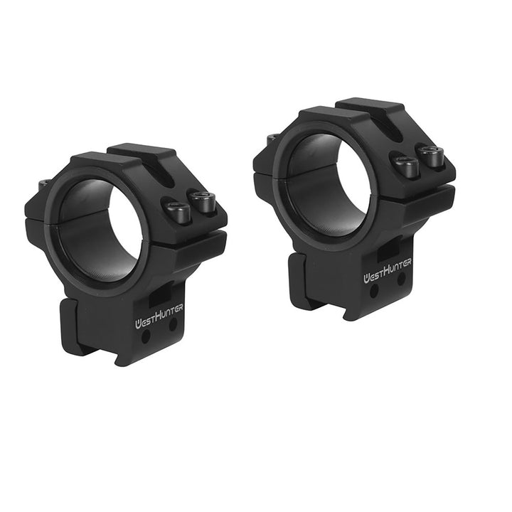 WestHunter 11mm Dovetail Scope Rings - 25.4/30mm Low Profile