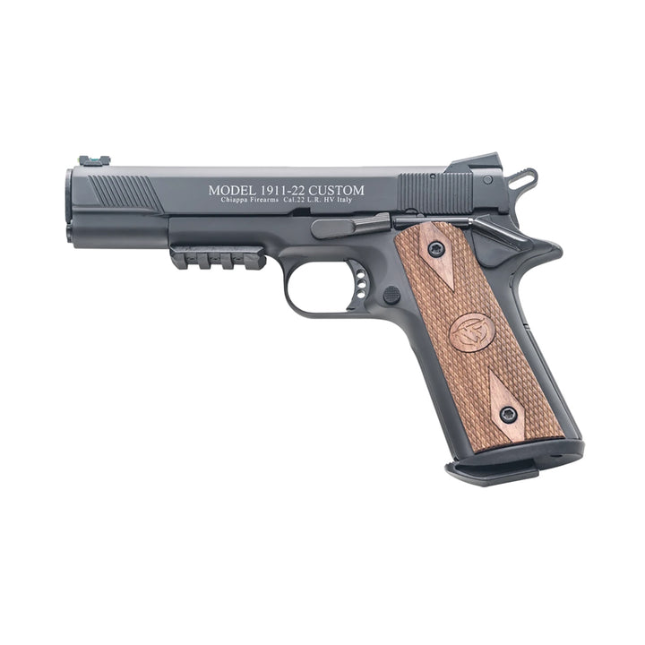 Chiappa 1911 Semi-Auto Pistol - 5in Wooden Grips - .22LR .22 LR