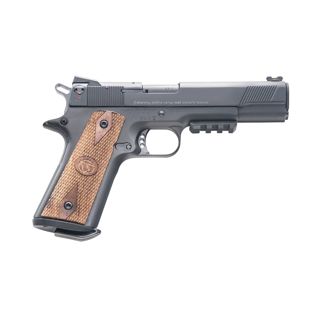 Chiappa 1911 Semi-Auto Pistol - 5in Wooden Grips - .22LR .22 LR