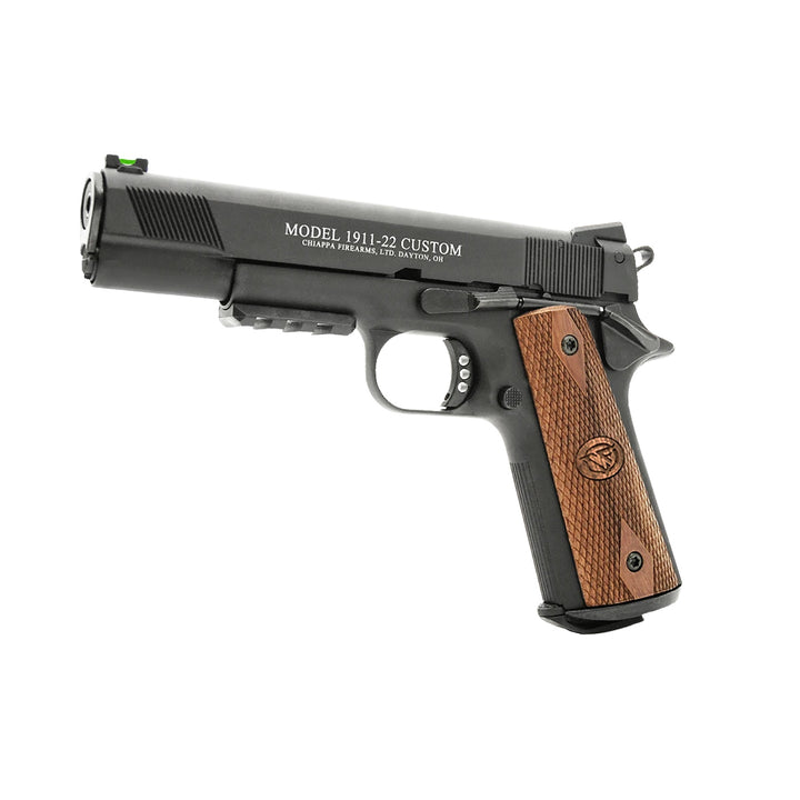 Chiappa 1911 Semi-Auto Pistol - 5in Wooden Grips - .22LR .22 LR