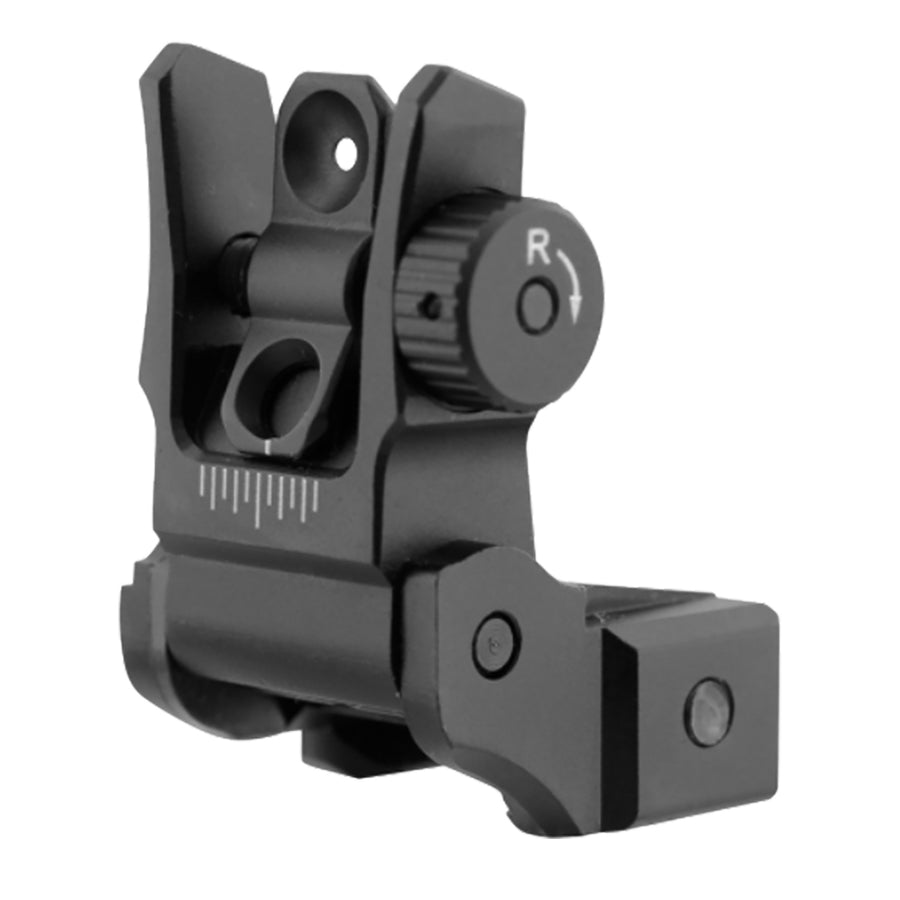 UTG Low Profile Flip-up Rear Sight W/Dual Aiming Aperture