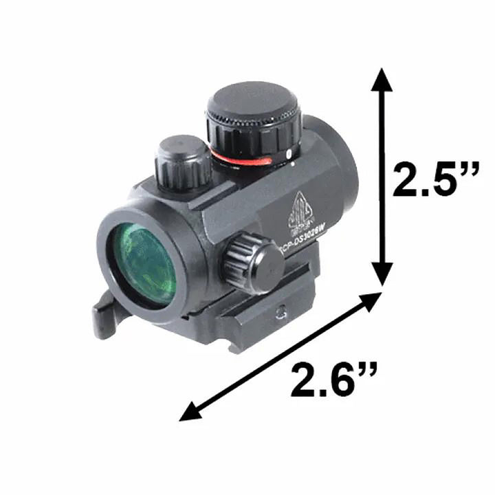 Leapers 1x30mm Micro Red-Green Micro Dot Sight with QD Mount