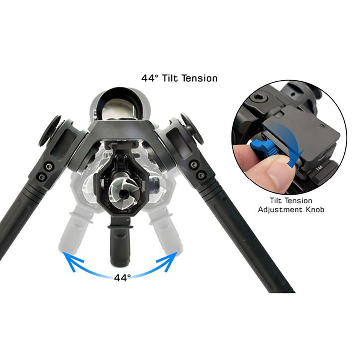 Leapers UTG Over Bore Heavy Duty Bipod 7-11