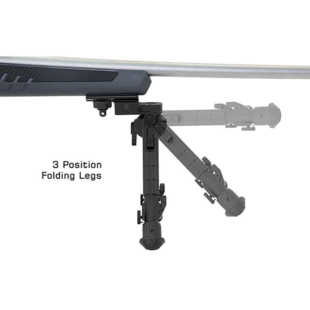 Leapers UTG Recon 360 bipod 5.5-7 Picatinny rail with swivel adaptor