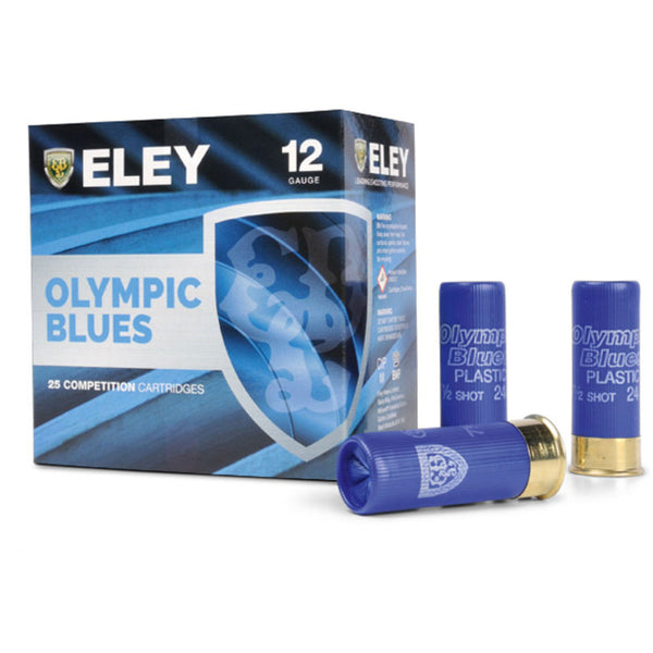 Eley Olympic Blues 12G 28gr 9 1250FPS Shot Shell - 25 Rounds