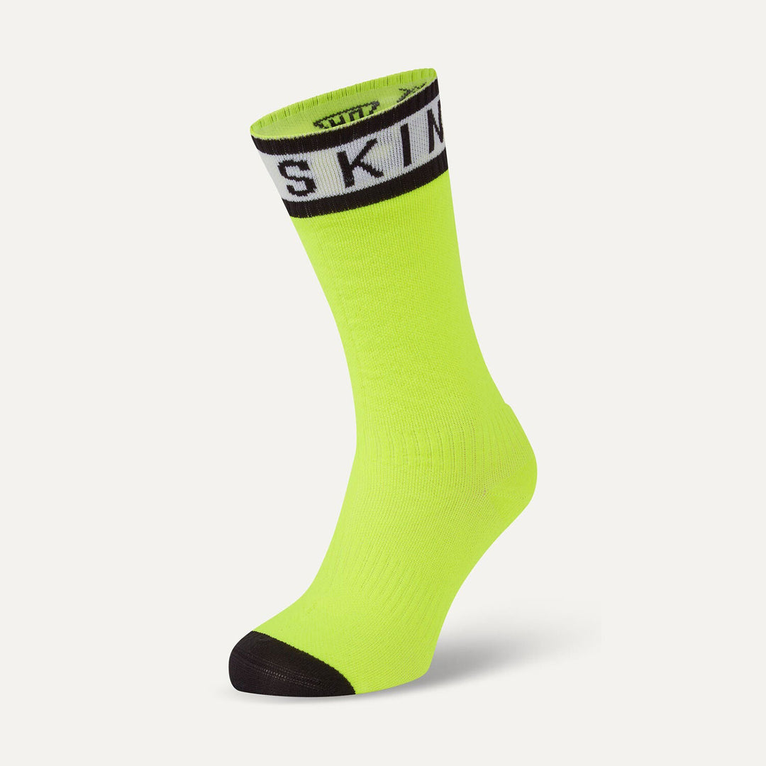 Seal Skinz Waterproof Warm Weather Mid Length Sock With Hydrostop S / Black/Grey