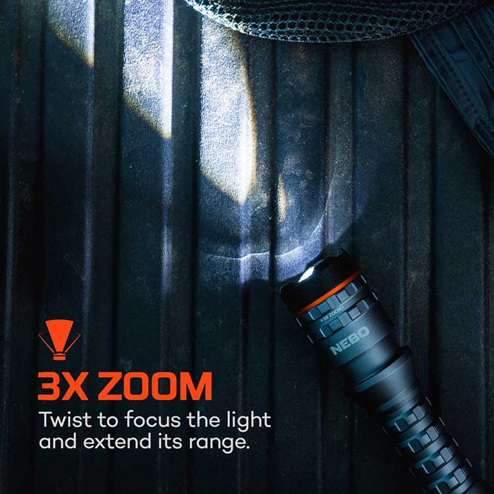 Nebo Davinci 800L Rechargeable Flashlight + Power Bank 800Lumens