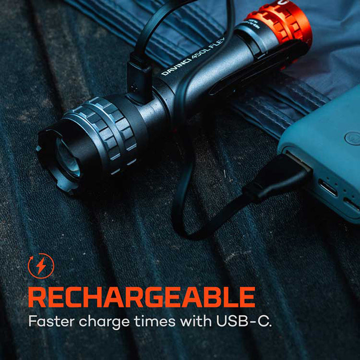 Nebo Davinci 800L Rechargeable Flashlight + Power Bank 800Lumens