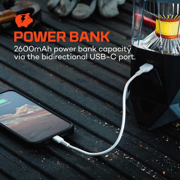 Nebo Galileo 1600 FLEX Rechargeable Lantern + Power bank 1600Lumens