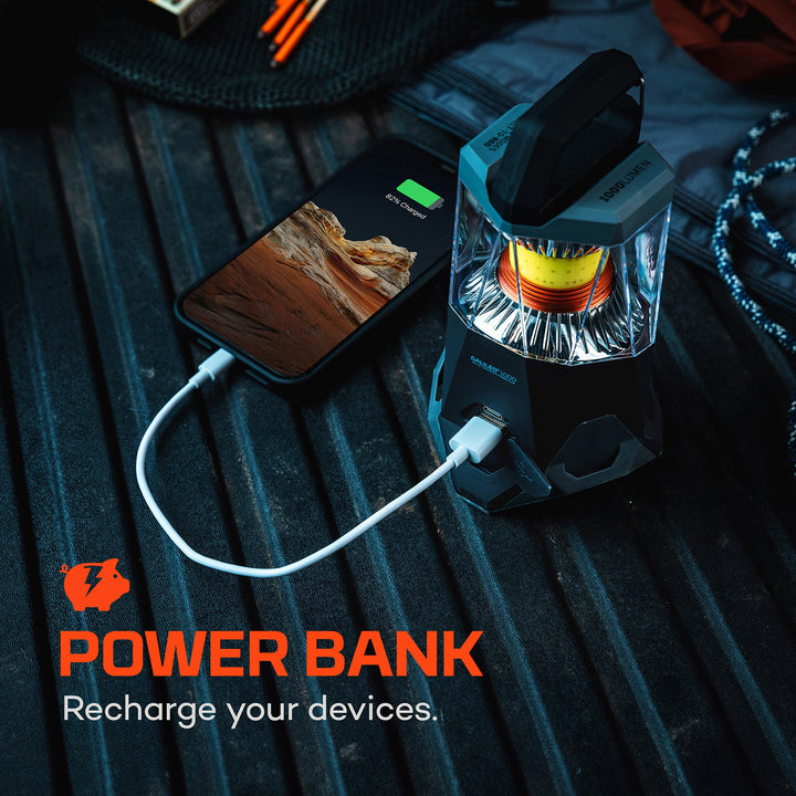 Nebo Galileo 1000 FLEX Rechargeable Lantern + Power Bank 1000Lumens