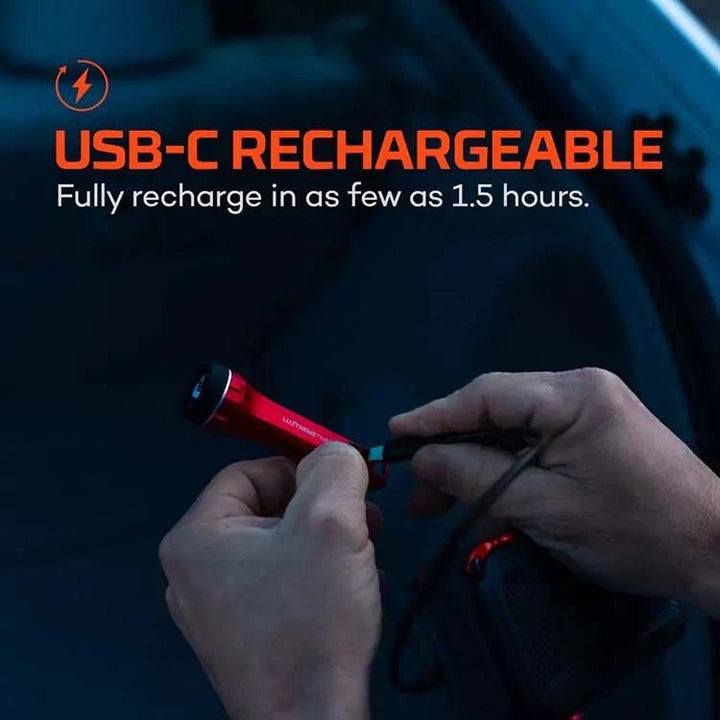 Nebo Luxtreme Nano Pocket Light Rechargeable Flashlight 420Lumens / Black