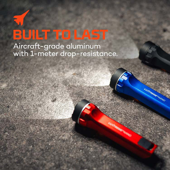 Nebo Luxtreme Nano Pocket Light Rechargeable Flashlight 420Lumens / Red