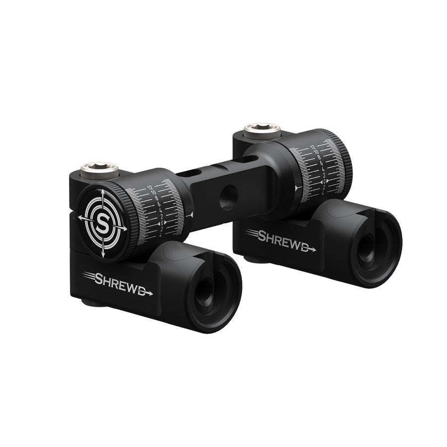 Shrewd Atlas Double Adjustable V-Bar Matte Black