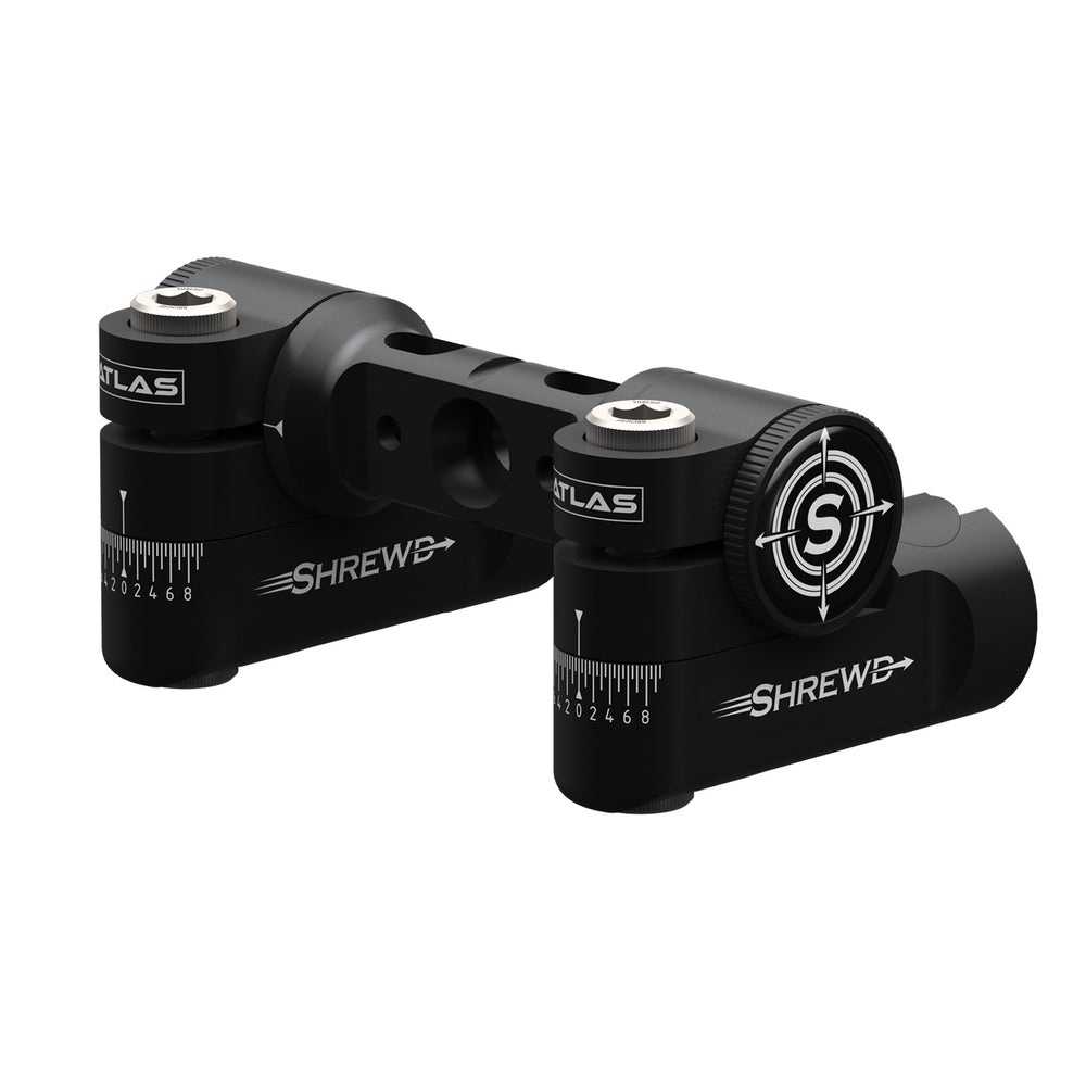 Shrewd Atlas Double Adjustable V-Bar Matte Black