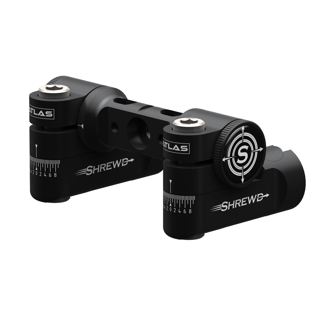 Shrewd Atlas Double Adjustable V-Bar Matte Black