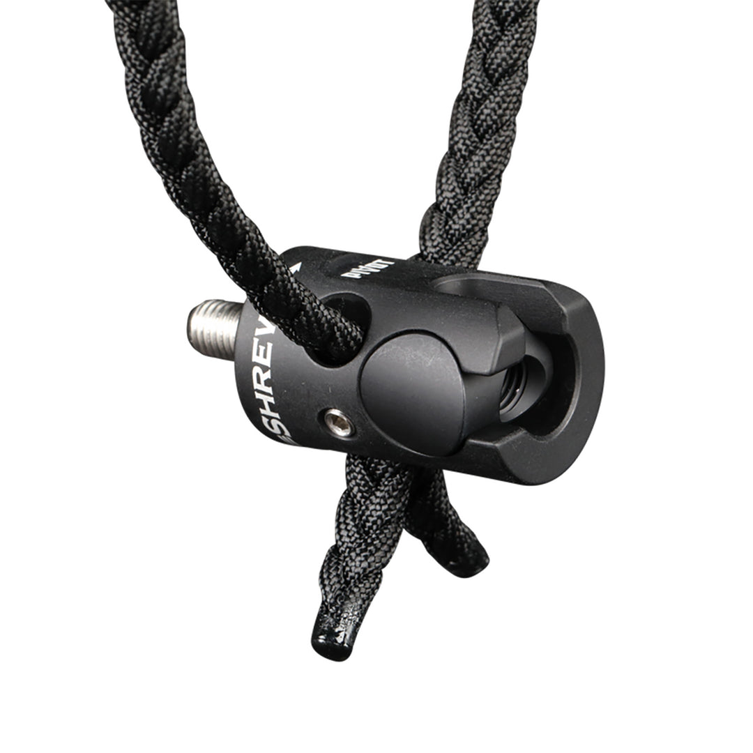 Shrewd Swivel Disconnect with Integrated Wrist Sling Matte Black