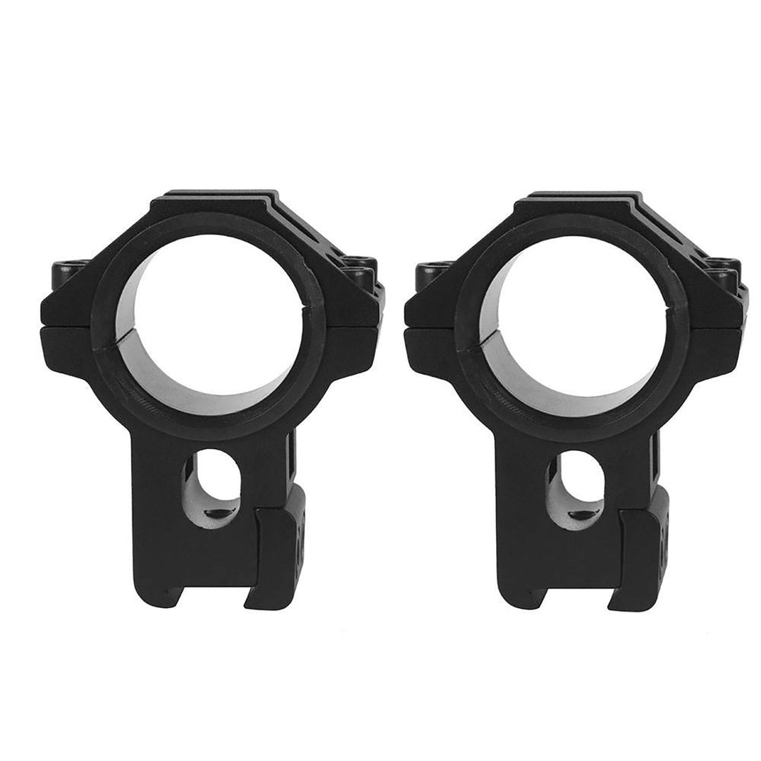 West Hunter 11mm Dovetail Scope Rings - 25.4/30mm High Profile Black