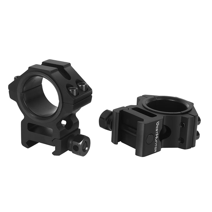 WestHunter Picatinny Scope Rings - 25.4/30mm High Profile