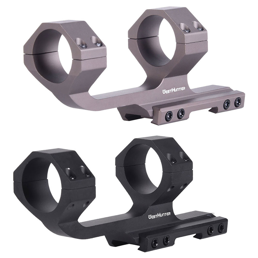 WestHunter 11mm Dovetail Scope Rings - 34mm High Profile Black