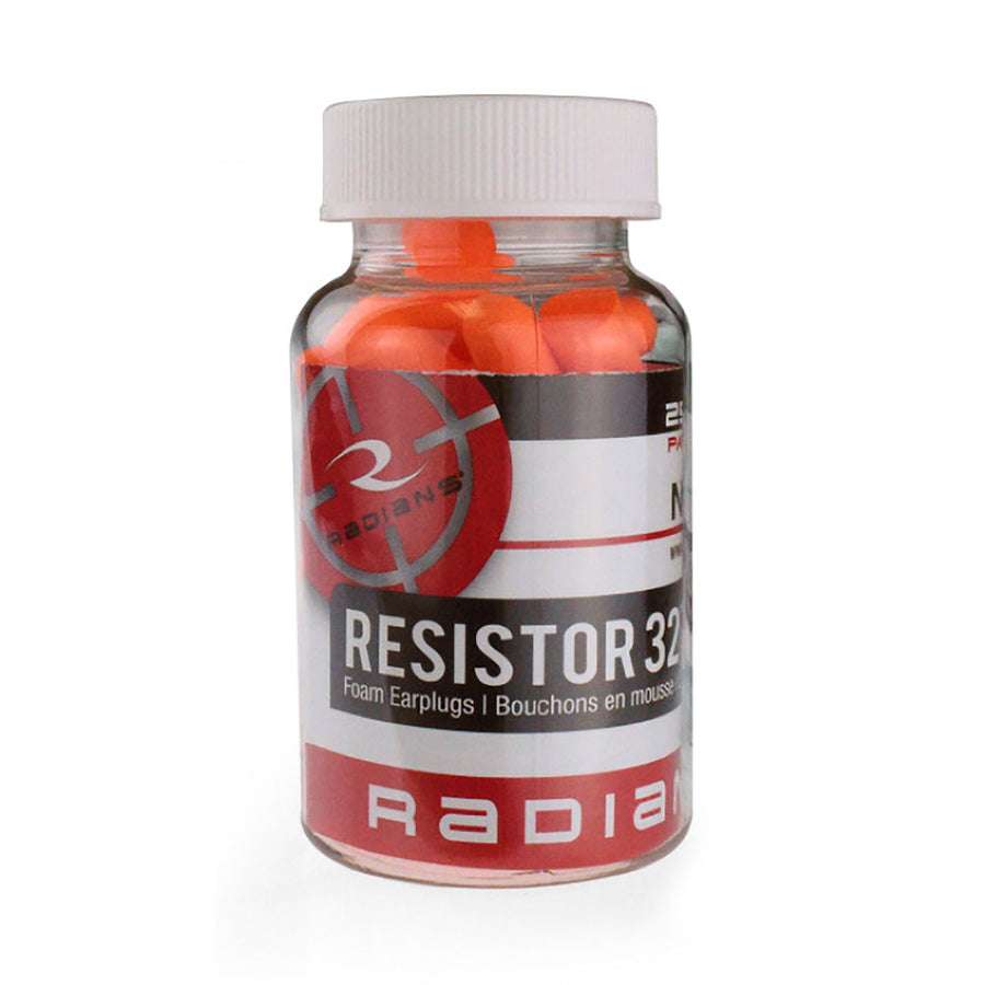 Radians Earplugs - 25 Pairs per Jar