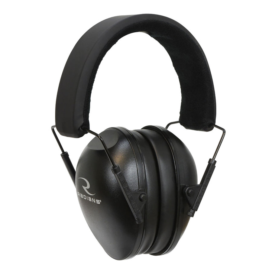 Radians Lowset Youth Passive Slim Line Earmuffs - Black