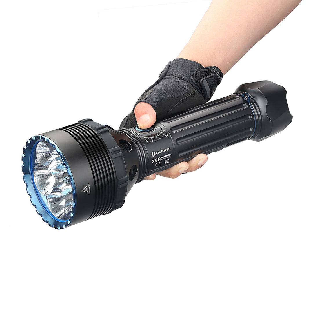 Olight X9R Marauder 25000 Lumens Rechargeable Tactical Brightest LED Torch Black