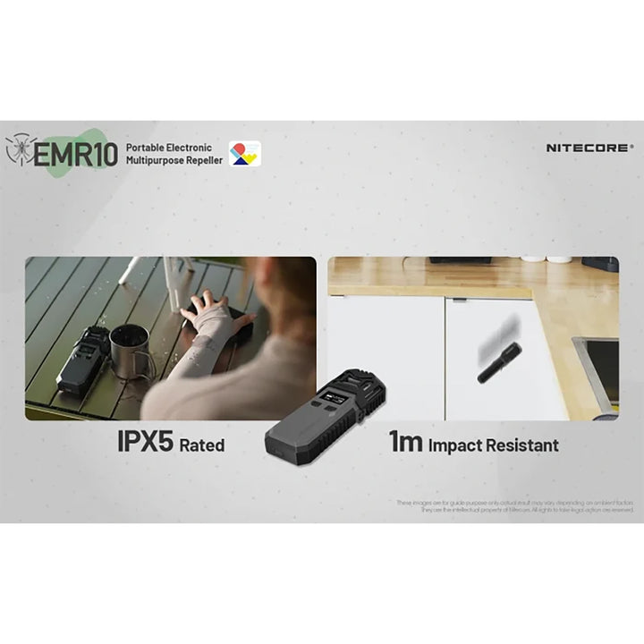 Nitecore Portable Electronic Insect Repeller with Ultrasonic Frequency