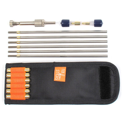 FIX IT Sticks Bore Obstruction / Cleaning Rod Kit - Handle / Rods / Obstruction Tips / Case