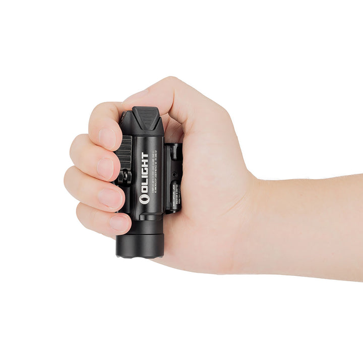 Olight Baldr Pro Tactical Flashlight and Green Laser Combo 1350 Lumens Black