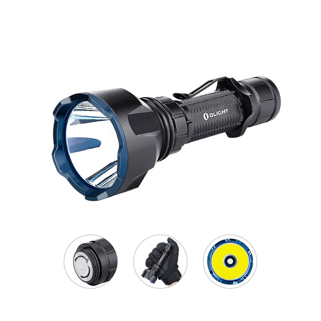 Olight Warrior X Turbo Max 1100 lumens Tactical Flashlight Black