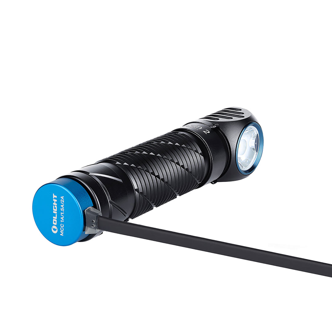 Olight Perun 2 - 2500 Lumens Rechargeable LED Torch with Head Mounted Black