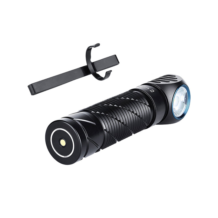 Olight Perun 2 - 2500 Lumens Rechargeable LED Torch with Head Mounted Black