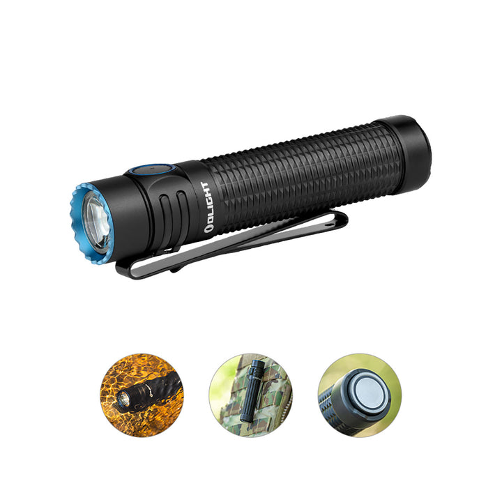 Olight Warrior Mini 3 1750 Lumens EDC Torch Black