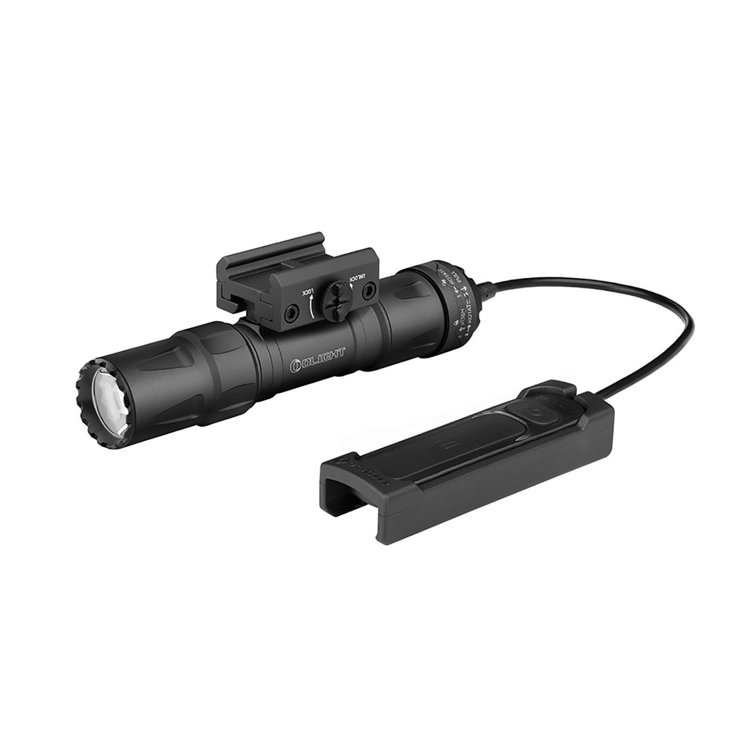 Olight Odin S 1500 Lumens Rechargeable LED Tactical Rail Mounted Light - M-LOK Rail Version Matte Black