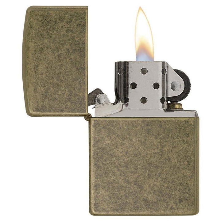 Zippo Classic Antique Brass Windproof Lighter