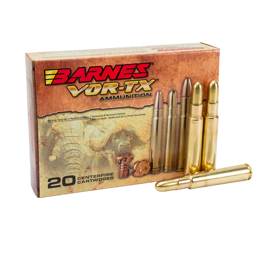 Barnes 375 H&H 300gr BND SLD RN Centrefire Ammo - 20 Rounds