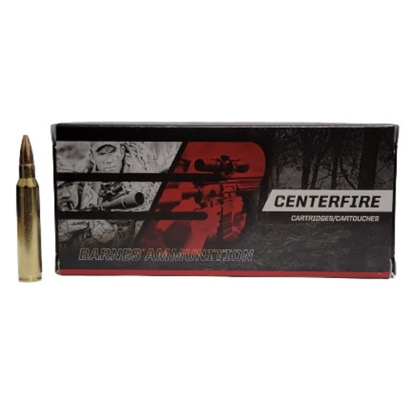 Barnes 6.5cm 140gr JHP BT Centrefire Ammo - 20 Rounds