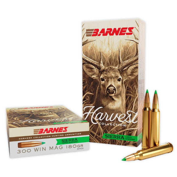 Barnes Harvest Ammo STGK 300 Win Mag 180GR Centrefire Ammo - 20 Rounds