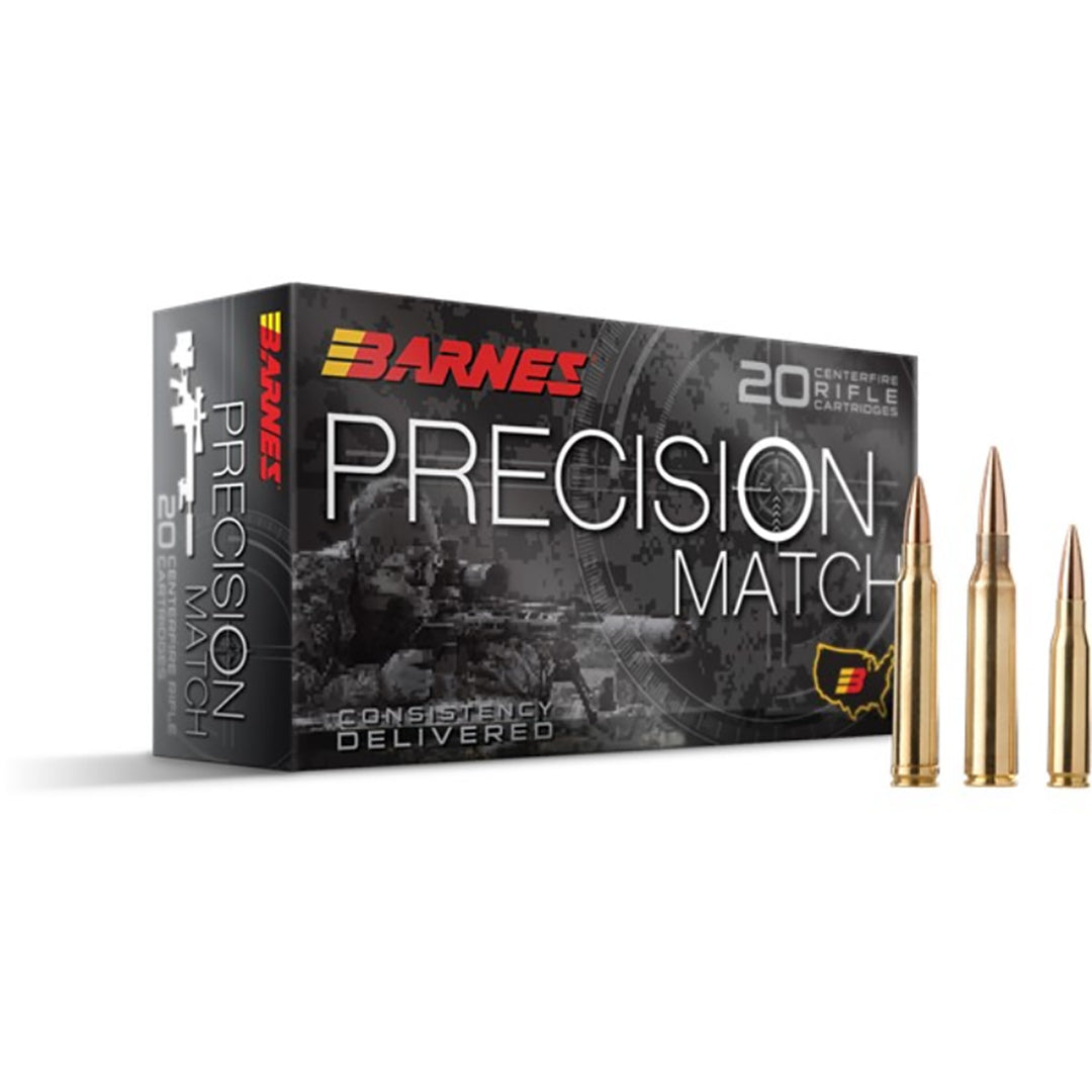 Barnes 6.5 GRENDEL 120 GR MATCH BURNER OTM Centrefire Ammo - 20 Rounds Calibre - 6.5 GRENDEL