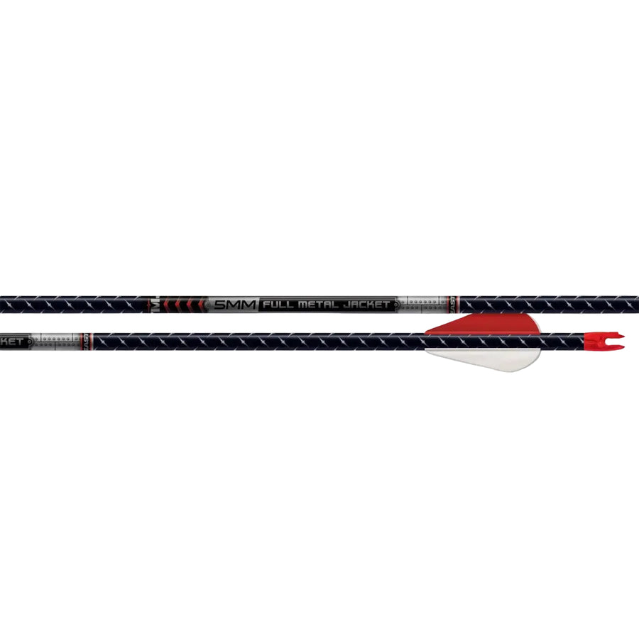 Easton FMJ 5mm Shafts w/ 25gr Halfout - 12 Packs 250 Spine