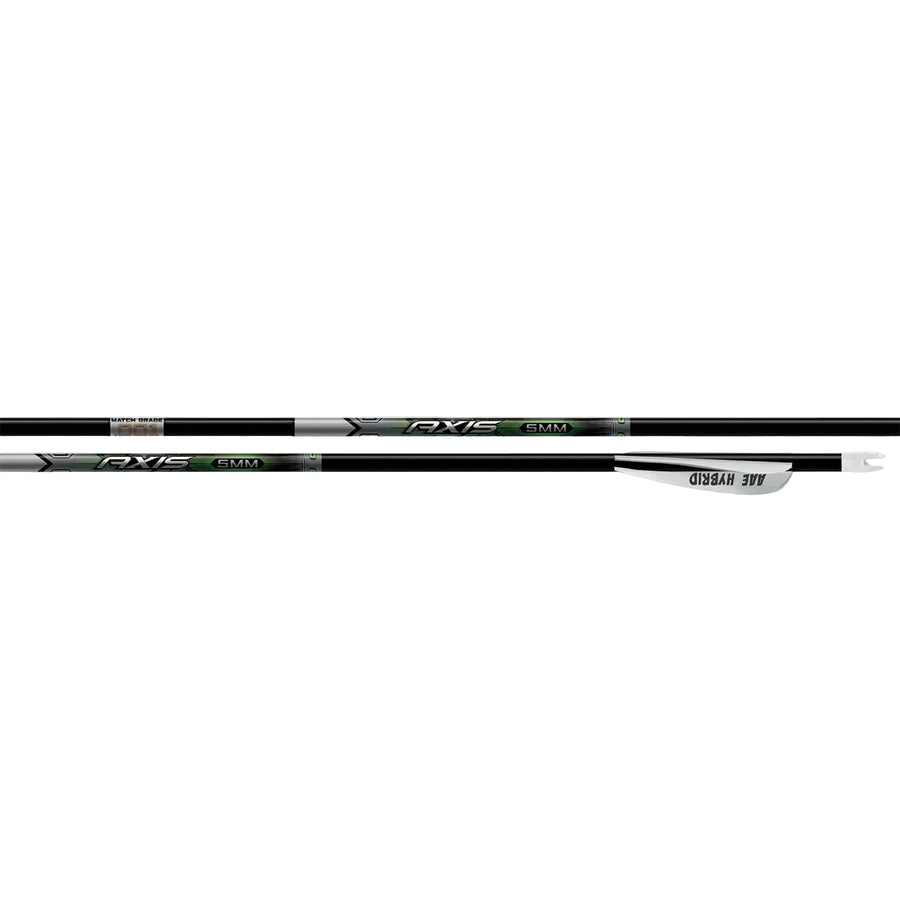 Easton Axis 5mm Match Grade Shafts Hit w/ Collar - 12 Packs 260 Spine