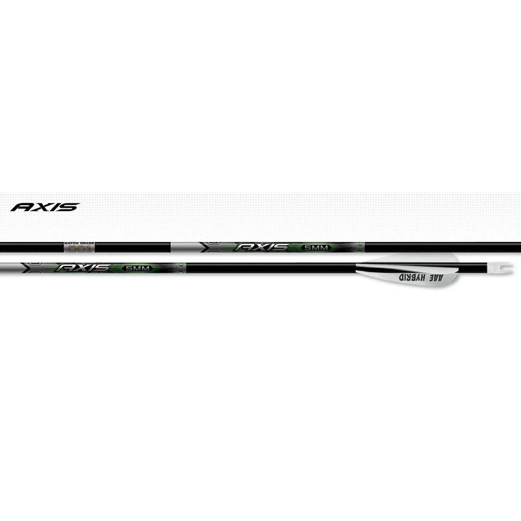 Easton Axis 5mm 260 Shaft W/Ho - 12 Pack
