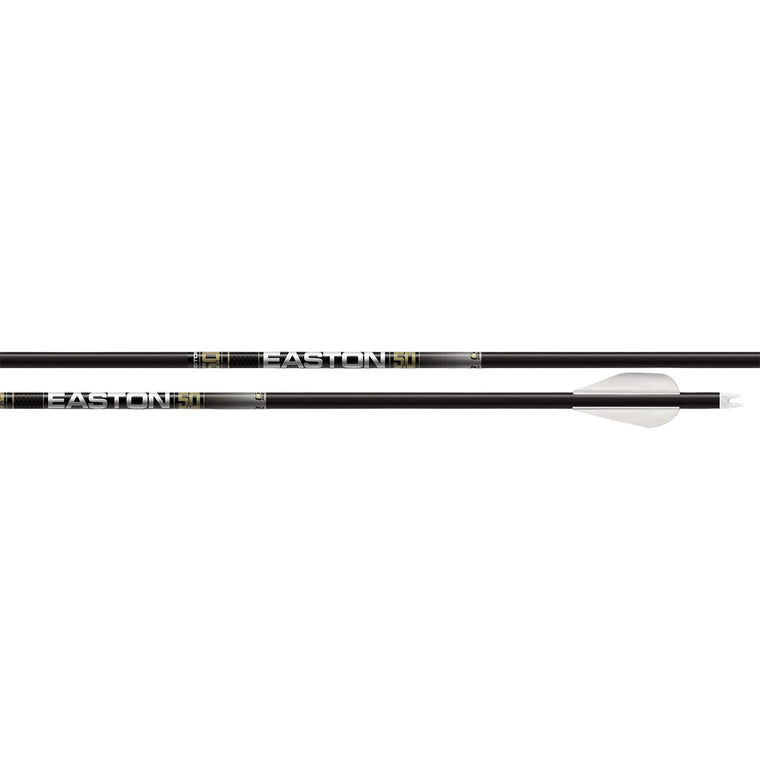 Easton 5.0 Shafts w/ 50Gr Halfout - 12 Pack