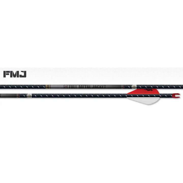 Easton FMJ 4mm Shafts w/ Aluminium Halfouts - 12 pack