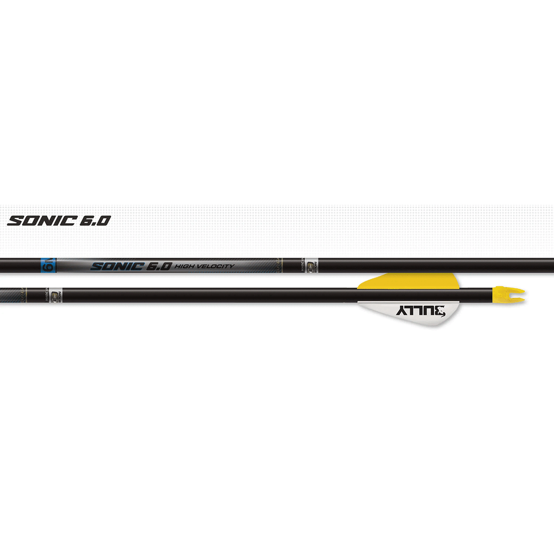 Easton Sonic 6.0 300 Blazer Fletched Arrows - 6 Pack 300 Spine